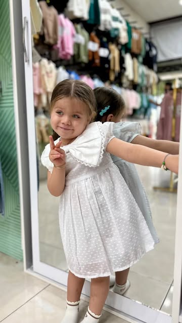 سارافون مجلسی بچه‌گانه پنبه ای ترک